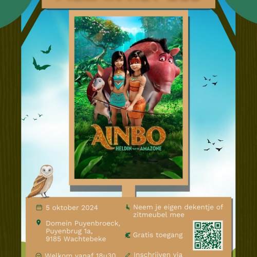 Film in het Bos tijdens de Week van de Fair Trade in Wachtebeke